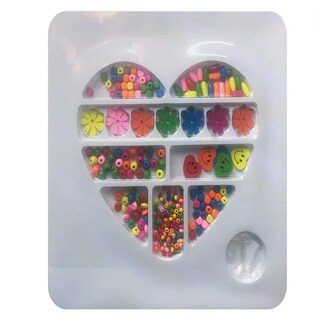 Foto 3 | Foto 3 | Juego de Bisutería Wuundentoy Cuentitas Tamaño Grande de Madera