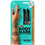 Marcadores De Tatuaje Temporales Bic Bodymark Henna Vibes, Paquete De 2 - Venta Internacional.