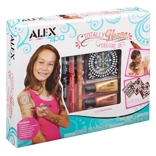 Foto 1 | Foto 1 | Set De Actividades De Moda Alex Spa Totally Henna Deluxe Para Niñas Mayores De 6 Años - Venta Internacional.