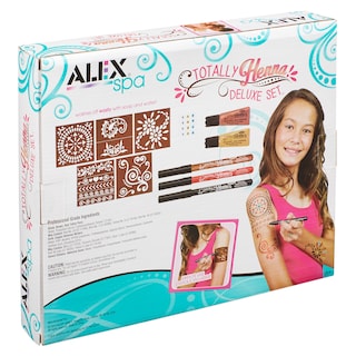 Foto 2 | Foto 2 | Set De Actividades De Moda Alex Spa Totally Henna Deluxe Para Niñas Mayores De 6 Años - Venta Internacional.