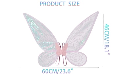 Foto 2 | Foto 2 | Venta Internacional- Alas de Hada White Fairy Wings Dress Up Sparkling Sheer Wings Pink