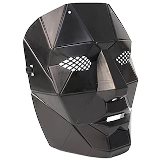 Foto 1 | Foto 1 | Máscara Disfraz De Halloween Z-smilefun Mxsui-001 1 Pieza Plástico Pvc Color Máscara Negra