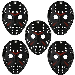 Foto 1 | Foto 1 | Complementos Disfraz Jason Z-smilefun Mxjbk-005 5 Piezas Plástico Pvc Color Negro
