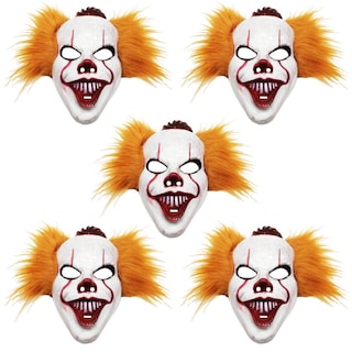 Foto 1 | Foto 1 | Día De Muertos Disfraz De Pennywise Z-smilefun Mxpny-005 5 Piezas Plástico Pvc Color Blanco/rojo
