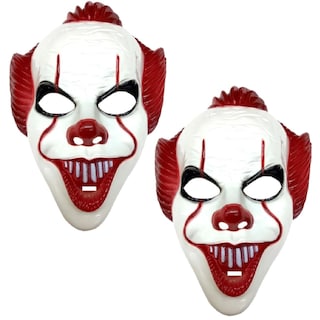 Foto 1 | Foto 1 | Halloween Disfraz De Payaso Z-smilefun Mxezo-002 2 Piezas Plástico Pvc Color Blanco/rojo