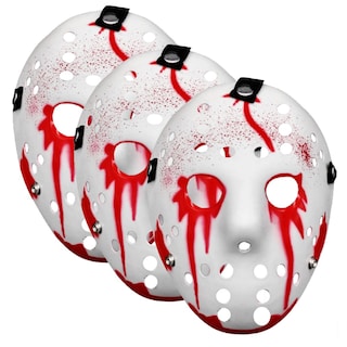 Foto 2 | Foto 2 | Halloween Máscaras De Horror Z-smilefun Mxjws-003 3 Piezas Plástico Pvc Color Blanco