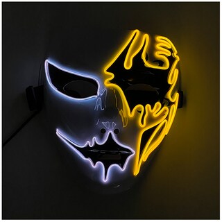 Foto 3 | Foto 3 | Halloween Máscara Fiesta Temática Z-smilefun Mxoen-018 3 Piezas Plástico Pvc Color Amarillo Con Blanco