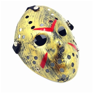 Foto 2 | Foto 2 | Máscara Jason Voorhees Z-smilefun Mxjgd-001 1 Pieza Plástico Pvc Color Dorado