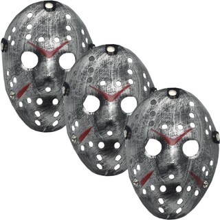 Foto 1 | Foto 1 | Halloween Máscaras De Horror  Z-smilefun  Mxjsr-003  3 Piezas  Plástico Pvc Color  Plata