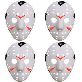 Foto 1 | Foto 1 | Día De Muertos Costum Jason  Z-smilefun  Mxjwe-004 4 Piezas  Plástico Pvc Color  Blanco