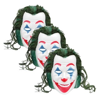 Foto 2 | Foto 2 | Careta Disfraz De Joker Z-smilefun Mxjkm-002 2 Piezas Plástico Pvc Color Blanco/rojo