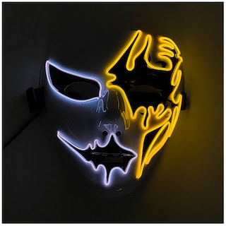 Foto 3 | Foto 3 | Disfraz De Halloween Aterradora Z-smilefun Mxoen-019 4 Piezas Plástico Pvc Color Amarillo Con Blanco