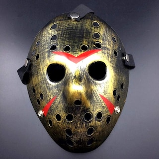Foto 4 | Foto 4 | Venta Internacional-Mascara para Halloween Jason Voorhees Dorada