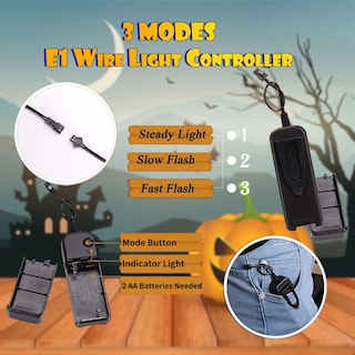 Foto 2 | Foto 2 | Venta Internacional - Mascara y Guantes con Luz Led Disfraz de Halloween