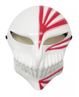 Foto 4 | Foto 4 | Mascaras Halloween Calavera Bleach Cosplay Fiesta Anime 4 Pzs, Blanco