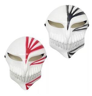 Foto 3 | Foto 3 | Mascaras Halloween Calavera Bleach Cosplay Fiesta Anime 4 Pzs, Blanco