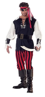Foto 1 | Foto 1 | Disfraz Californiano De Pirata Despiadado Para Adultos, Tamaño Grande - Venta Internacional.