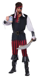 Foto 2 | Foto 2 | Disfraz Californiano De Pirata Despiadado Para Adultos, Tamaño Grande - Venta Internacional.