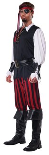 Foto 3 | Foto 3 | Disfraz Californiano De Pirata Despiadado Para Adultos, Tamaño Grande - Venta Internacional.