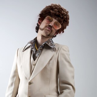 Foto 6 | Foto 6 | Set De Disfraz Gejoy Hippie Disco Para Hombre Con Peluca Afro Y Gafas De Sol - Venta Internacional.