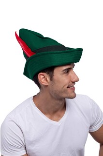 Foto 4 | Foto 4 | Sombrero Spooktacular Creations De Fieltro Robin Hood Con Plumas Para Adulto - Venta Internacional.
