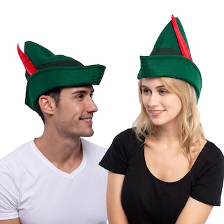Foto 6 | Foto 6 | Sombrero Spooktacular Creations De Fieltro Robin Hood Con Plumas Para Adulto - Venta Internacional.