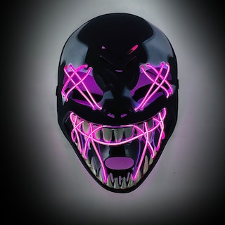 Foto 1 | Foto 1 | Máscara Venom Con Luz Fucisia Ideal Para Halloween Y Cosplay