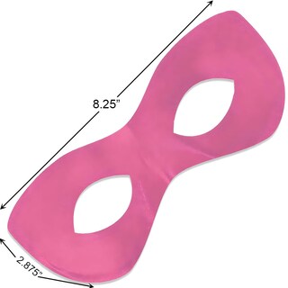 Foto 2 | Foto 2 | Máscara De Ojos Amscan Super Hero Domino De Tela Rosa - Venta Internacional.