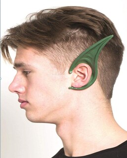 Foto 1 | Foto 1 | Accesorio De Disfraz Hms Long Demon Cosplay Flexible Ears Color Verde - Venta Internacional.