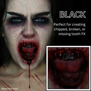 Foto 2 | Foto 2 | Pintura Dental Mehron Makeup Tooth Fx Negra 4 Ml Halloween Sfx - Venta Internacional.