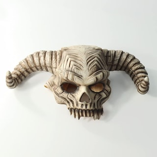 Foto 6 | Foto 6 | Máscara De Halloween Infinity Gauntlet Con Calavera De Demonio Y Cuernos De Carnero - Venta Internacional.