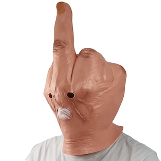 Foto 3 | Foto 3 | Máscara Para Disfraz De Halloween Guantelete Infinito Dedo Medio - Venta Internacional.