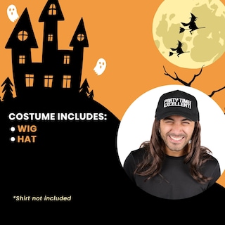Foto 5 | Foto 5 | Disfraz De Peluca Y Sombrero Orion Para Adulto Color Marrón Para Halloween - Venta Internacional.