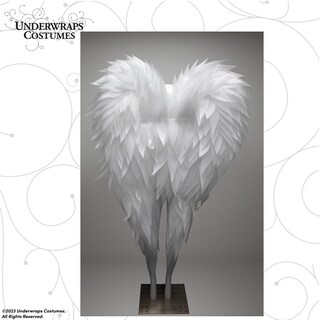 Foto 6 | Foto 6 | Disfraz De Alas De Ángel Con Capucha Color Blanco Para Hombre Y Mujer - Venta Internacional.