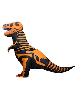 Foto 7 | Foto 7 | Disfraz Inflable Halloween Beckon Dinosaurio T-rex Adulto Naranja