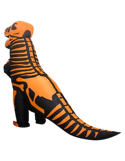 Foto 8 | Foto 8 | Disfraz Inflable Halloween Beckon Dinosaurio T-rex Adulto Naranja
