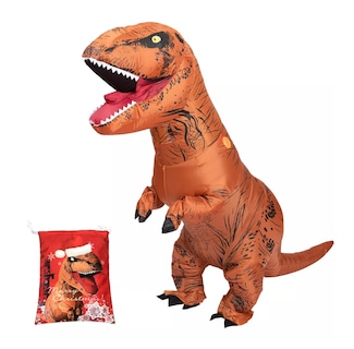 Foto 3 | Foto 3 | Disfraz Inflable De Dinosaurio T-rex Para Adultos Color Cafe