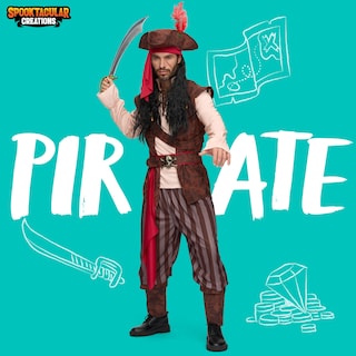 Foto 2 | Foto 2 | Disfraz De Pirata Caribeño De Spooktacular Creations Para Hombre - Venta Internacional.