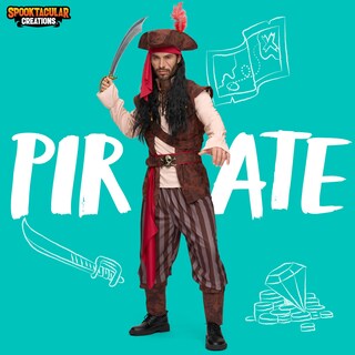 Foto 2 | Foto 2 | Disfraz De Pirata Caribeño De Spooktacular Creations Para Hombre - Venta Internacional.