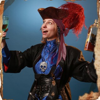 Foto 7 | Foto 7 | Disfraz De Pirata American Trends Halloween Para Mujer Y Hombre - Venta Internacional.