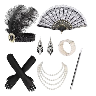 Foto 1 | Foto 1 | Accesorios Gatsby Chicago Disfraz Vintage Epoca 1920s Suela