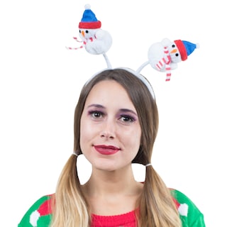 Foto 1 | Foto 1 | Diadema De Muñeco De Nieve Rev Diseño Navideño Color Blanco Para Navidad