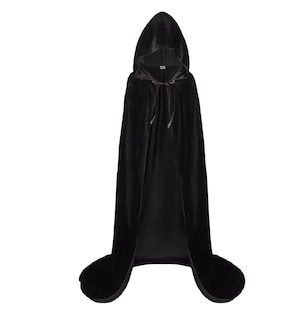 Foto 1 | Foto 1 | Disfraz Capa Con Capucha Capa De Halloween 170 Cm Negro