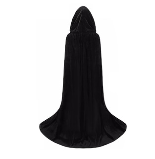 Foto 2 | Foto 2 | Disfraz Capa Con Capucha Capa De Halloween 170 Cm Negro