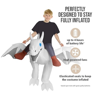 Foto 3 | Foto 3 | Disfraz Inflable De Dragón Para Niños Morph Dragon Rider - Venta Internacional.