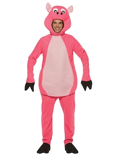 Foto 1 | Foto 1 | Disfraz De Cerdo Rasta Imposta Para Adultos Talla Única 48 A 52 Cm - Venta Internacional.