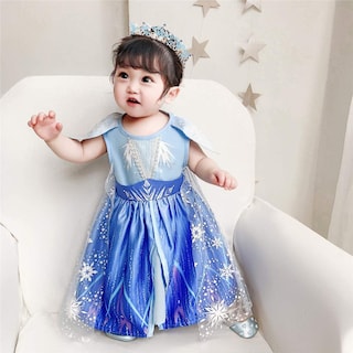 Foto 3 | Foto 3 | Disfraz Dressy Daisy Para Niña, Reina De Las Nieves, 12-24 M, Azul - Venta Internacional.