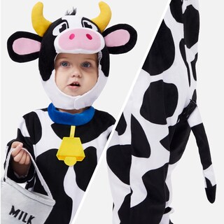 Foto 5 | Foto 5 | Costume Spooktacular Creations En Forma De Vaca Para Bebé Con Cubeta De Ordeño - Venta Internacional.
