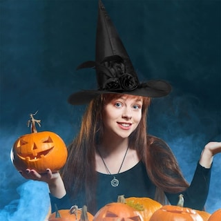 Foto 4 | Foto 4 | Venta Internacional - Sombrero para Disfraz de Bruja Halloween Negro
