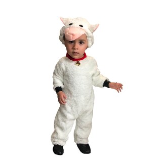 Foto 1 | Foto 1 | Disfraz De Borrego Navideño - Disfraces Navideños Para Niñas Y Niños - Traje De Borreguito De Navidad Y Pastorela